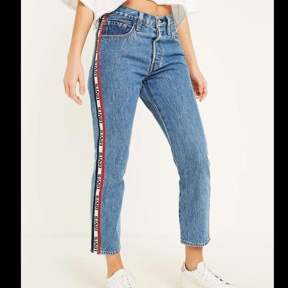 Levi's 501 Cropped Skinny Jeans Spectator Sport - Picture 12 of 15